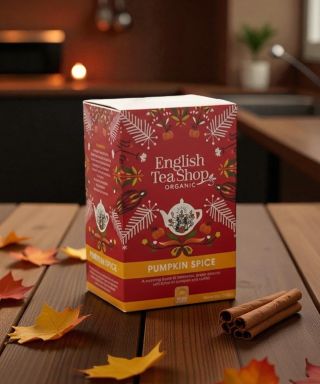Když venku klesne teplota, šálek voňavého čaje dokáže zázraky 🍁 Pumpkin Spice od English Tea Shop vás zahřeje kombinací...